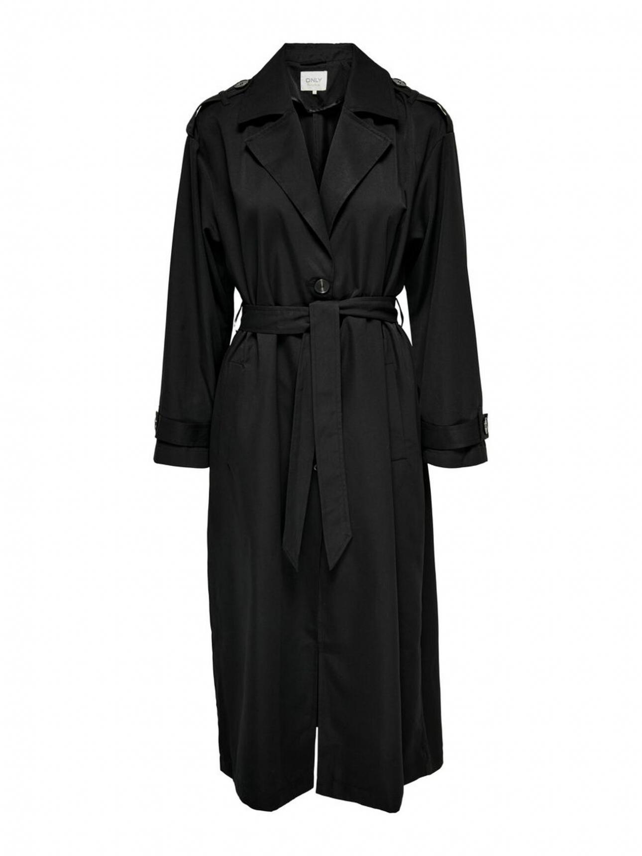 Dame ONLY Petite & Tall TALL X-TRA LANG TRENCHCOAT Black · Whittier Lock And